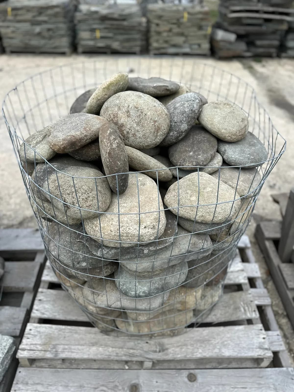 Boulder Basket - Japanese Garden Stones